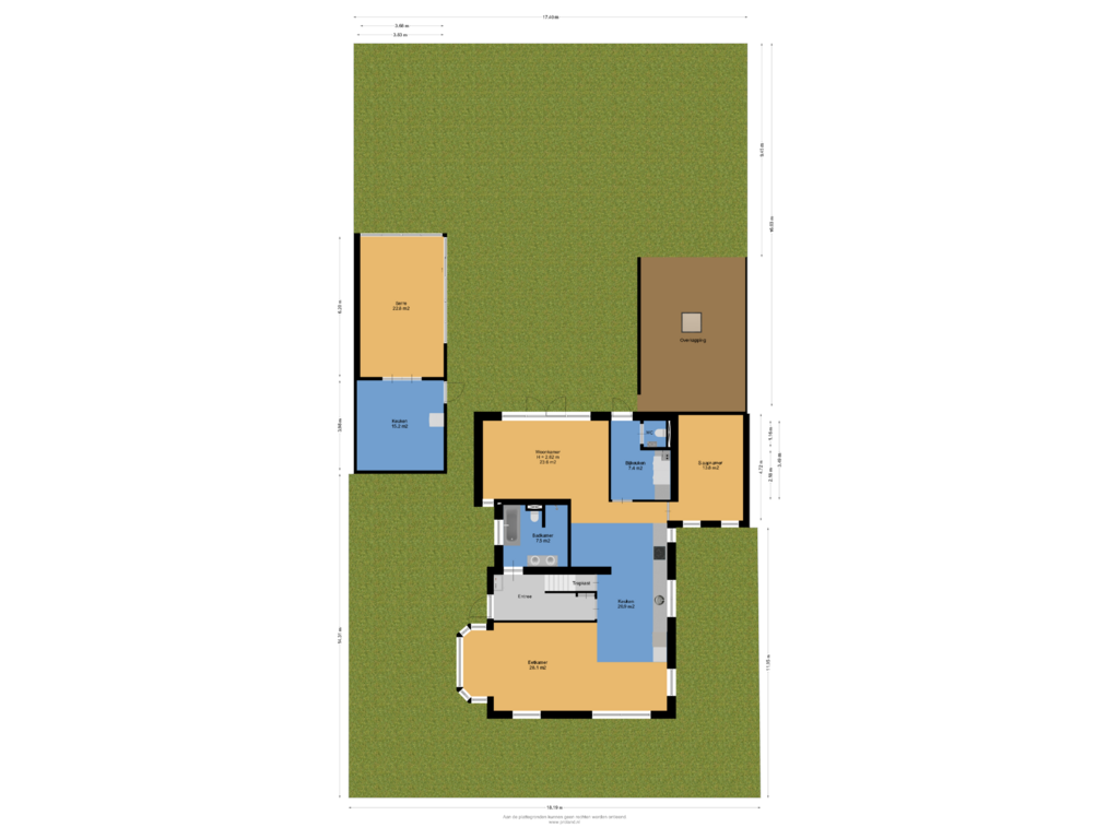 View floorplan of Begane Grond Met Tuin of Hôfsleane 58