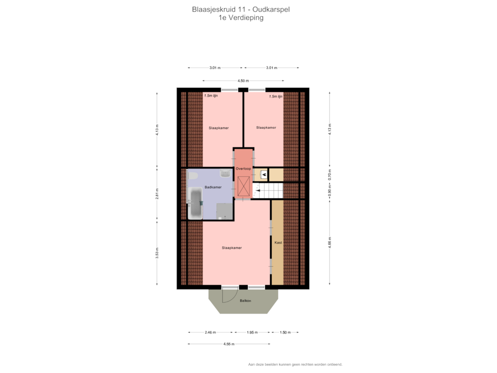 Bekijk plattegrond van 1e Verdieping van Blaasjeskruid 11