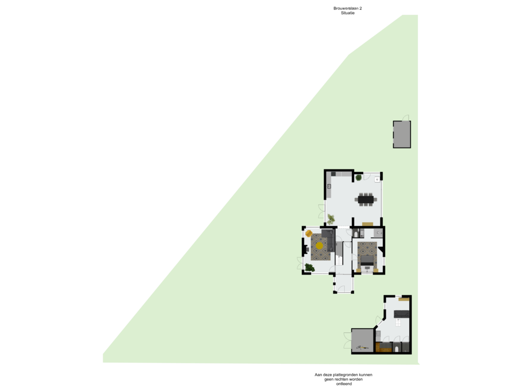 Bekijk plattegrond van Situatie van Brouwerslaan 2