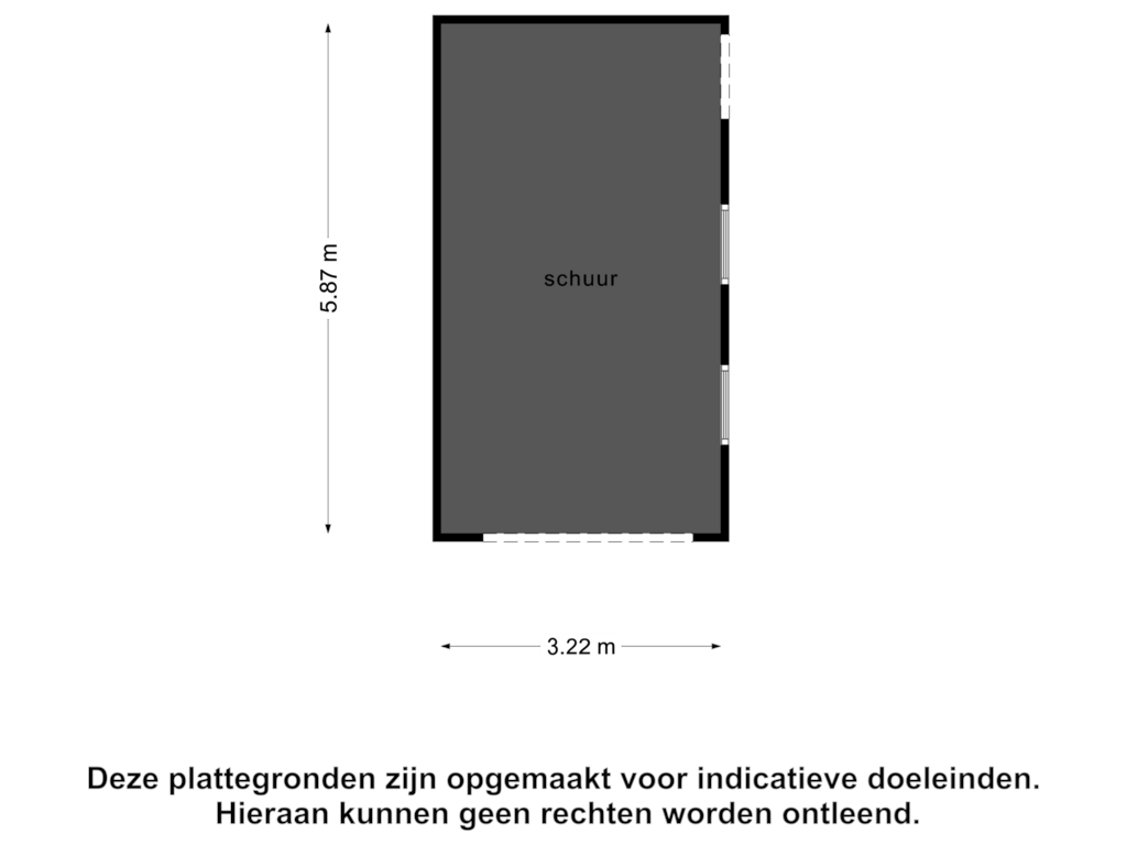 Bekijk plattegrond van Schuur van Warder 170