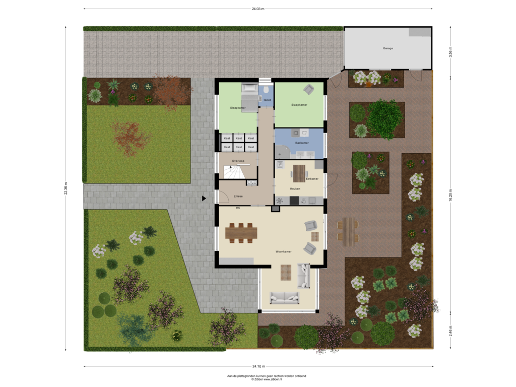 Bekijk plattegrond van Begane Grond Tuin van Nijhofslaan 17