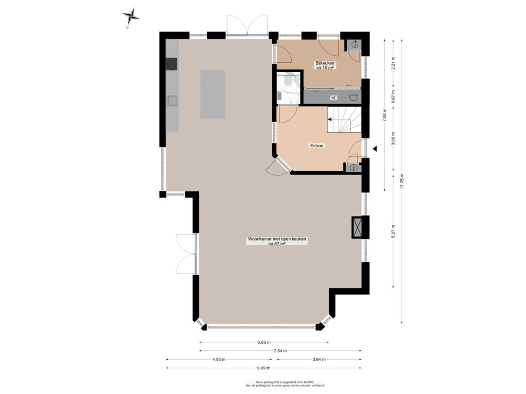 View floorplan of Begane grond of Arwerd 7