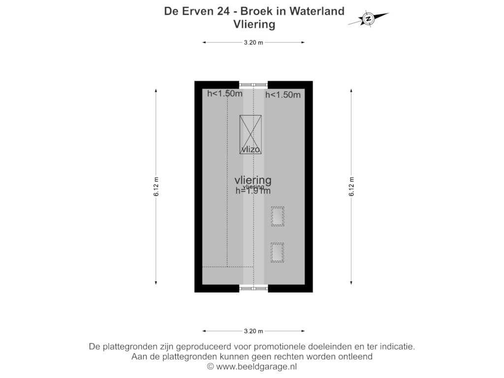 View floorplan of Vliering of De Erven 24