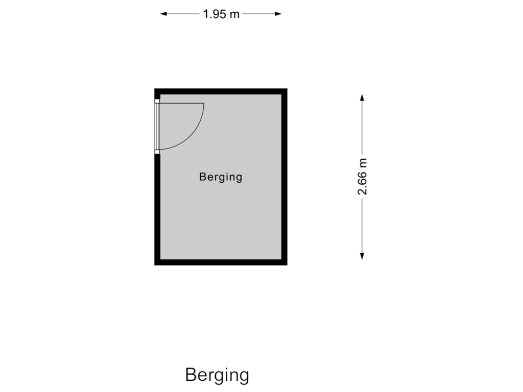 Bekijk plattegrond van Berging van Rollandthof 45