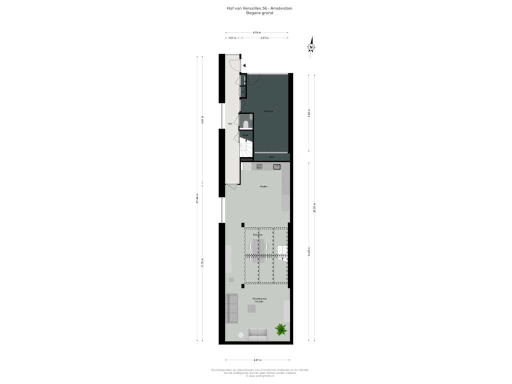 Bekijk plattegrond van Begane_grond van Hof van Versailles 56