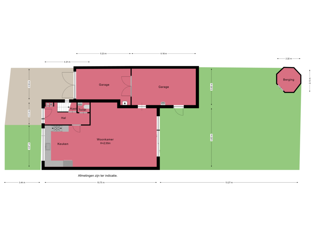 Bekijk plattegrond van Perceel van Leidsemeerstraat 31