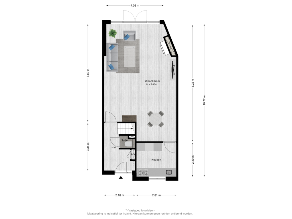 View floorplan of Begane grond of Theeheuvellaan 62