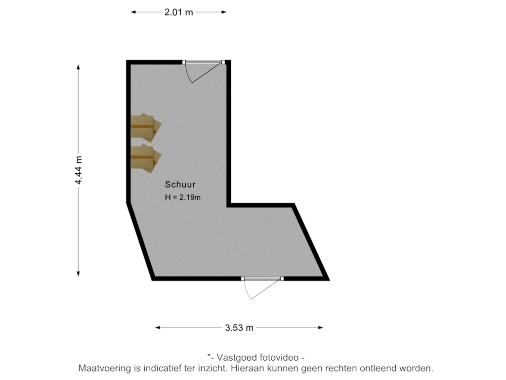 View floorplan of Berging of Theeheuvellaan 62