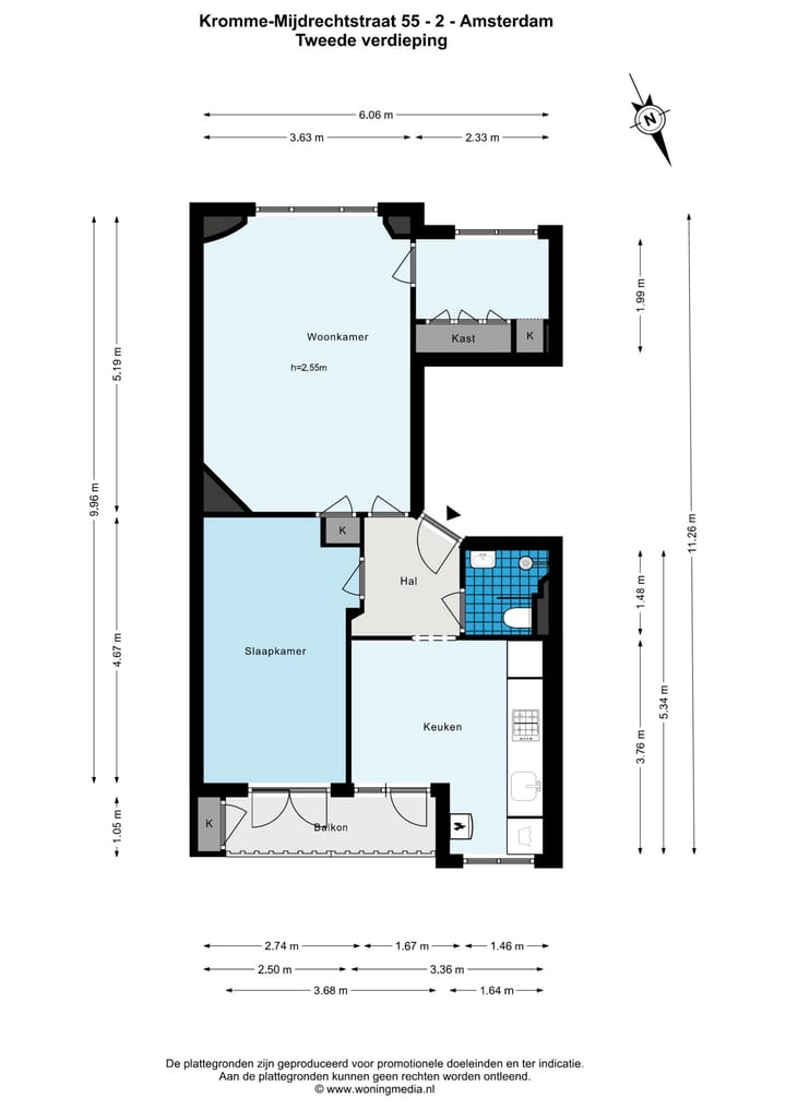 Foto 22 van Kromme-Mijdrechtstraat 55-2