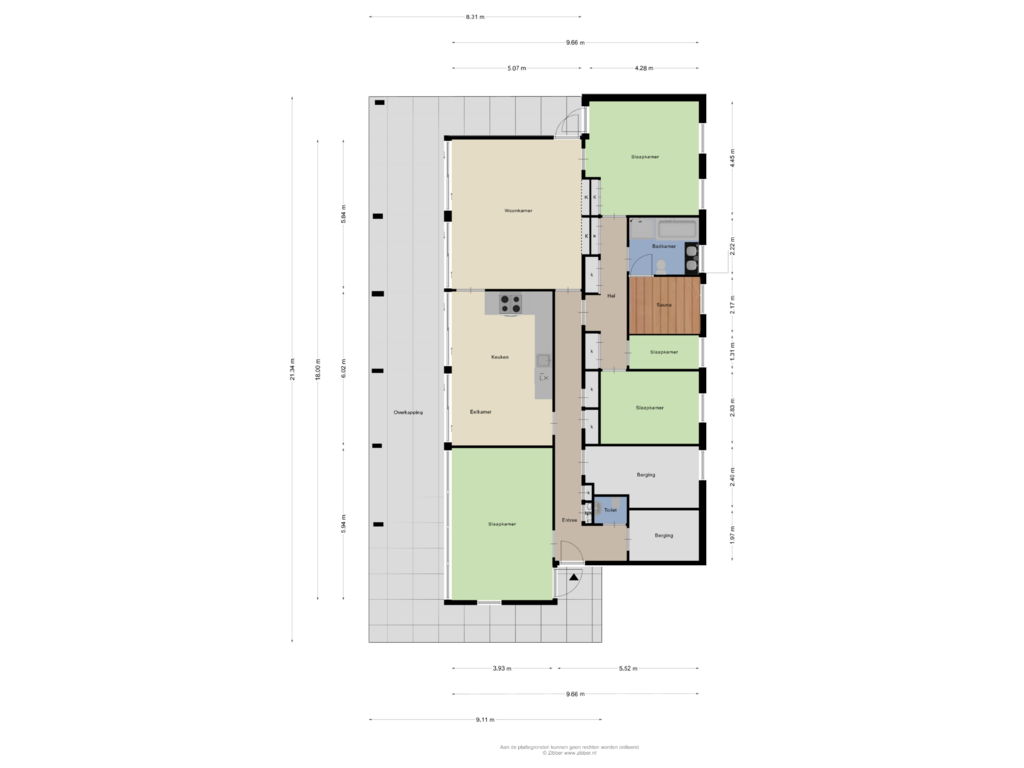 Bekijk plattegrond van Begane Grond van Kaepwei 3