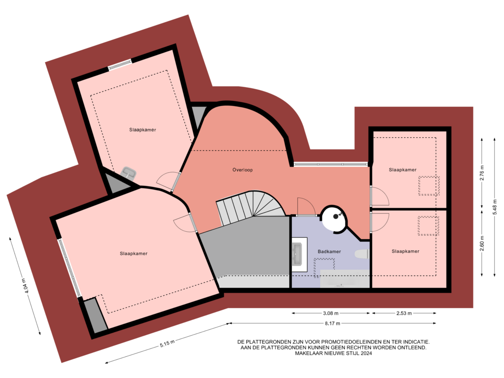 Bekijk plattegrond van 1e verdieping van Bankenlaan 44