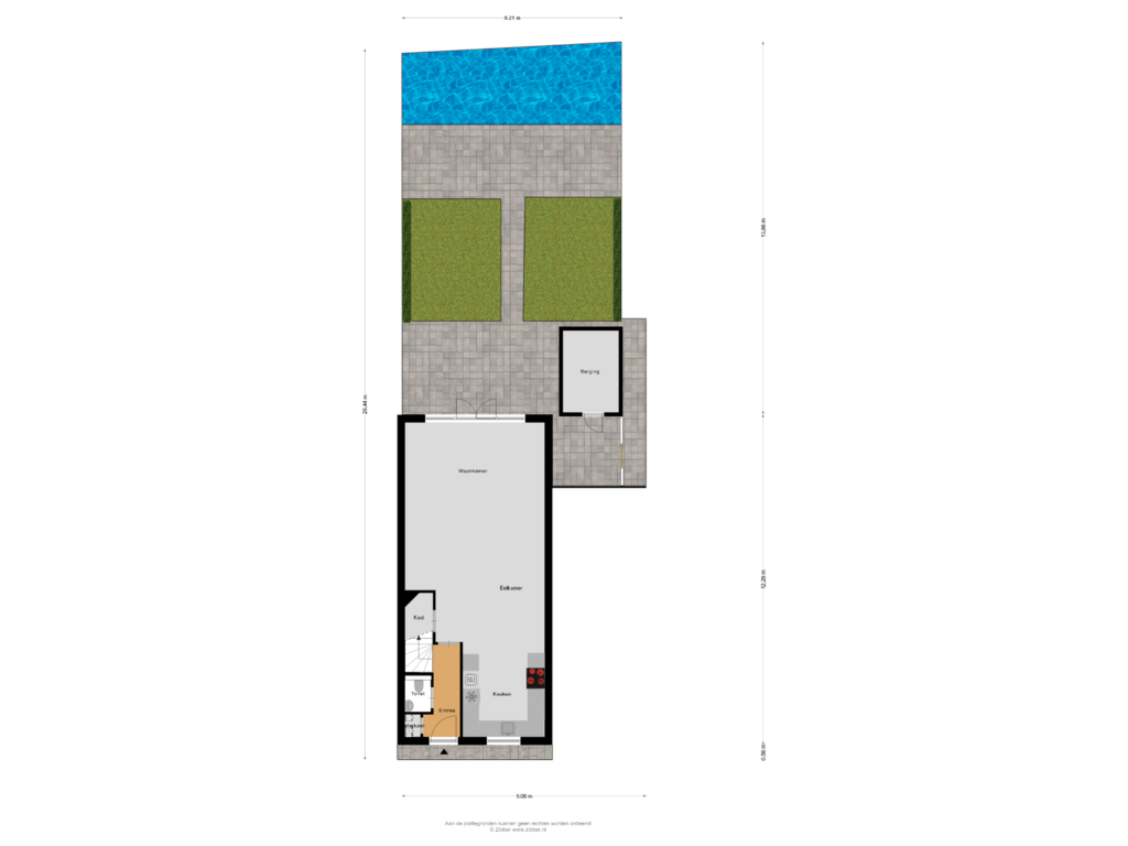 View floorplan of Begane Grond  Tuin of Rietoever 40