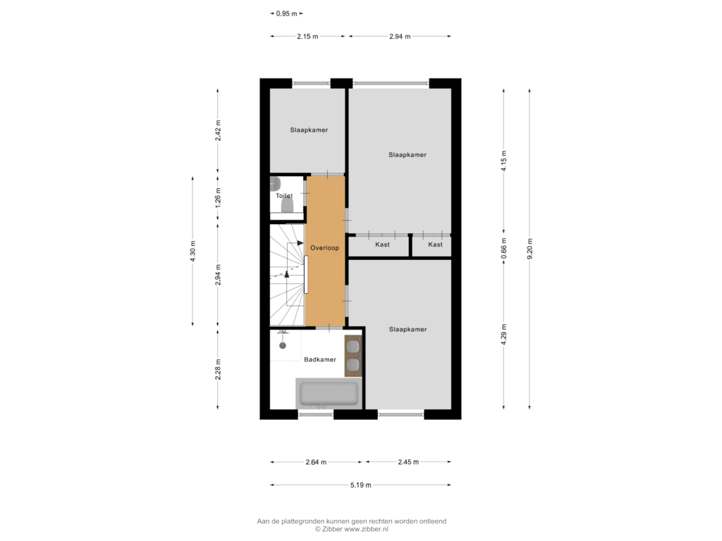 View floorplan of Eerste Verdieping of Rietoever 40