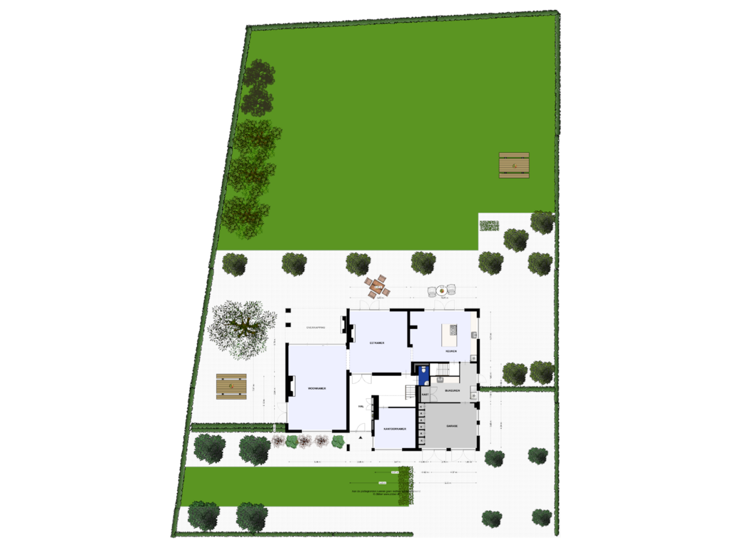 Bekijk plattegrond van Begane grond - Tuin van Grieglaan 14