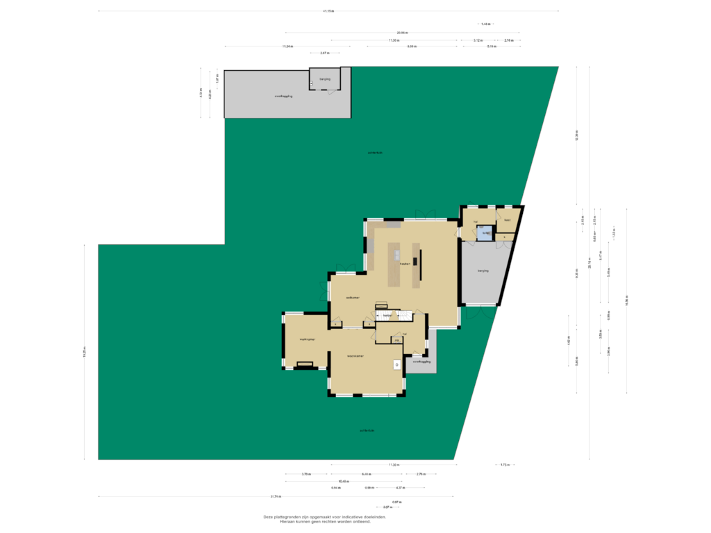 Bekijk plattegrond van overzicht woning van Molentiend 40