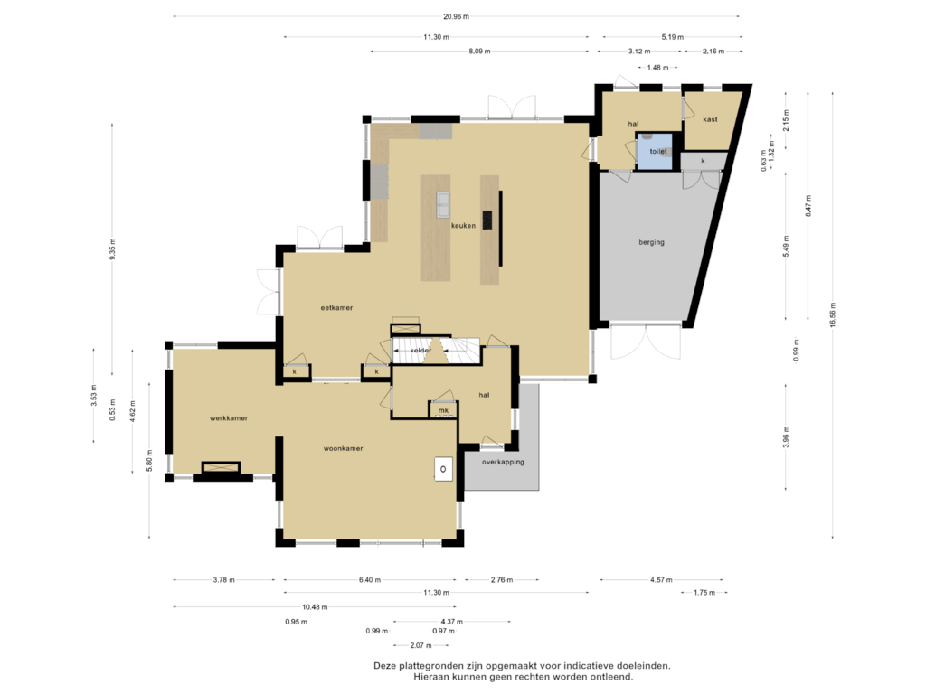 Bekijk plattegrond van begane grond van Molentiend 40