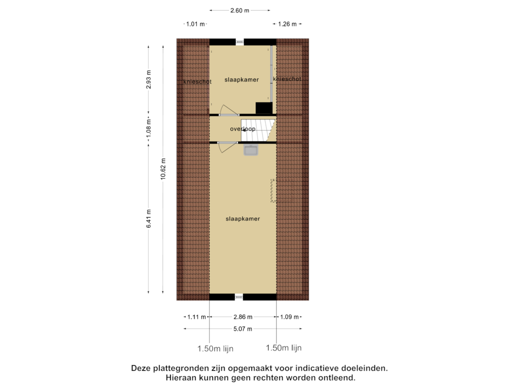 Bekijk plattegrond van 2e verdieping van Molentiend 40