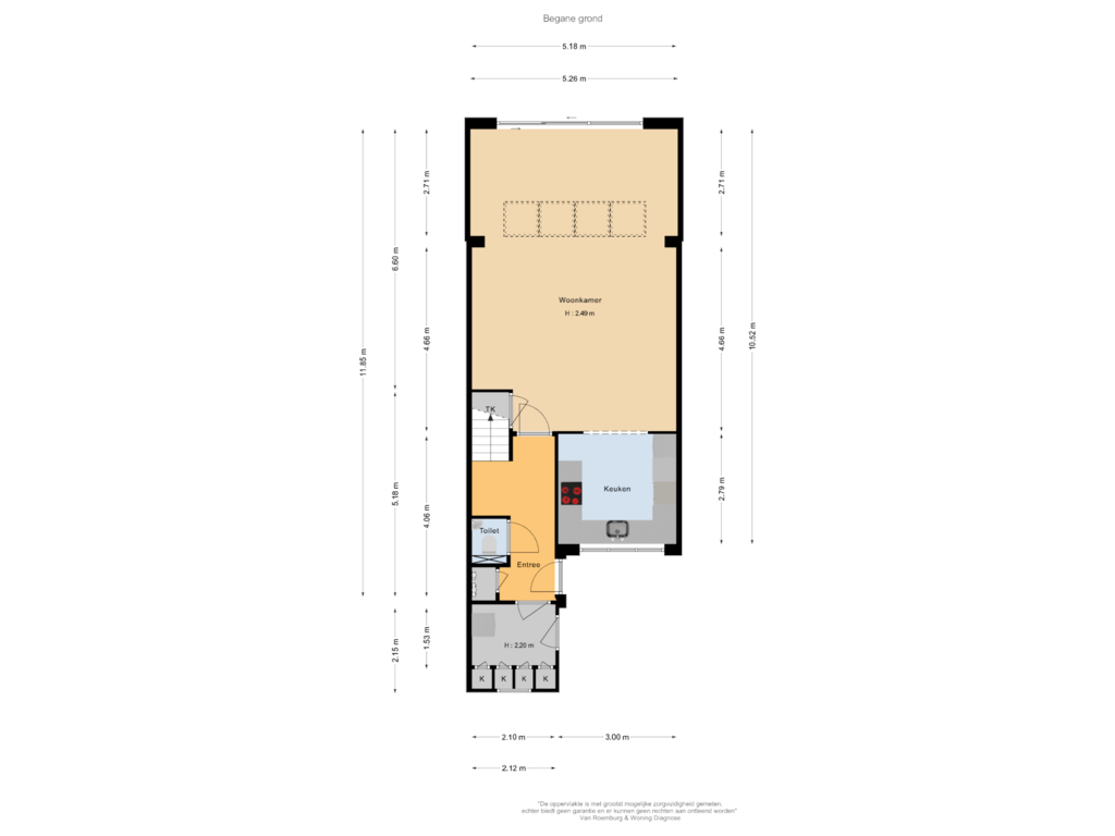 View floorplan of Begane grond of Eger 61