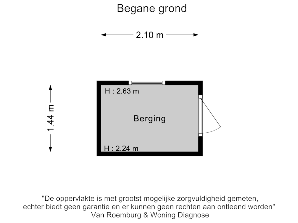 View floorplan of Berging of Eger 61