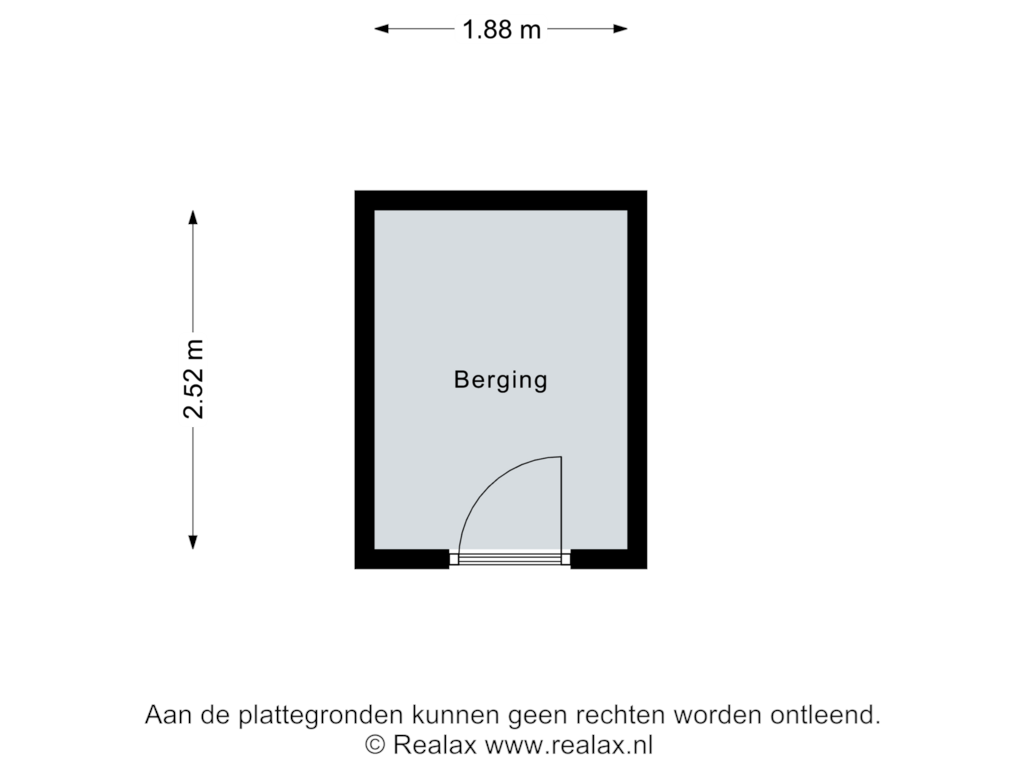 Bekijk plattegrond van Berging van Deventerstraat 38-F