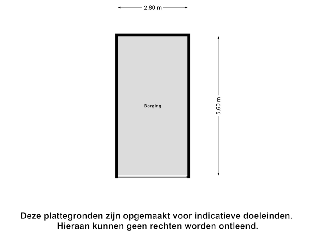 Bekijk plattegrond van Berging van Catharinadaal 29