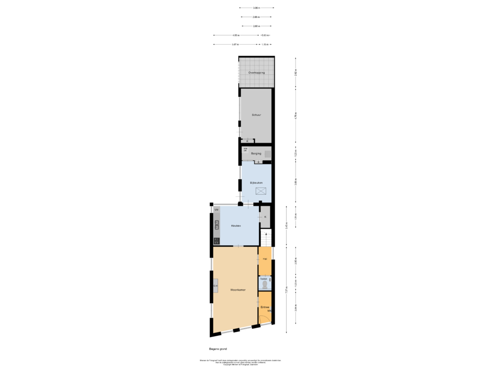 Bekijk plattegrond van Begane grond van Oosteinde 50