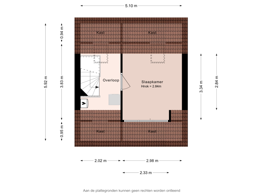 Bekijk plattegrond van 2e verdieping van Poelwijk 8