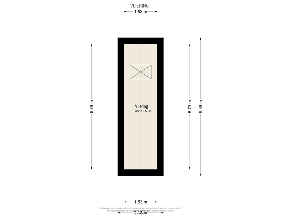 Bekijk plattegrond van Vliering van Dorpsstraat 3