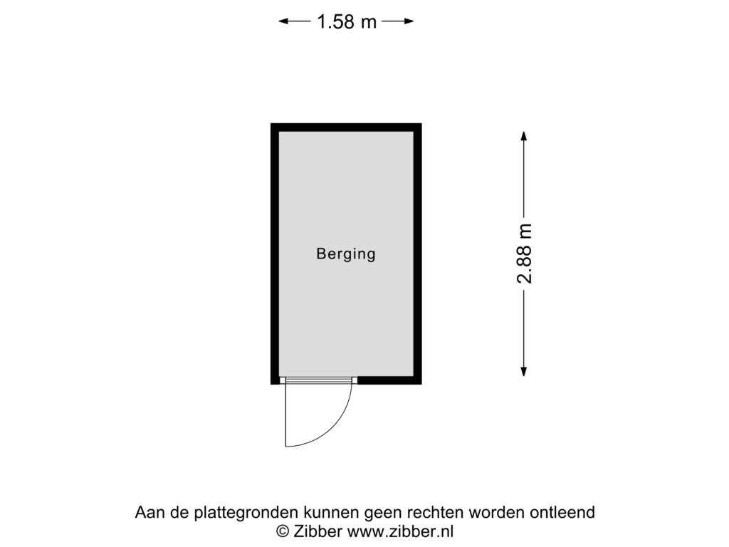 Bekijk plattegrond van Berging van Putgraaf 265