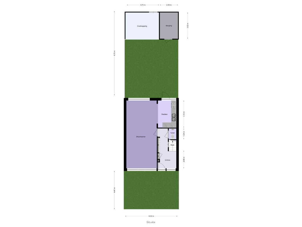 Bekijk plattegrond van Situatie van Ambachtsstraat 34