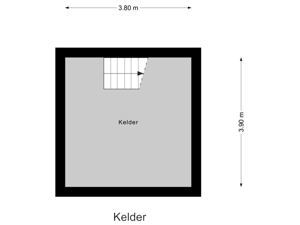 Bekijk plattegrond van Kelder van van Heemstraweg 16