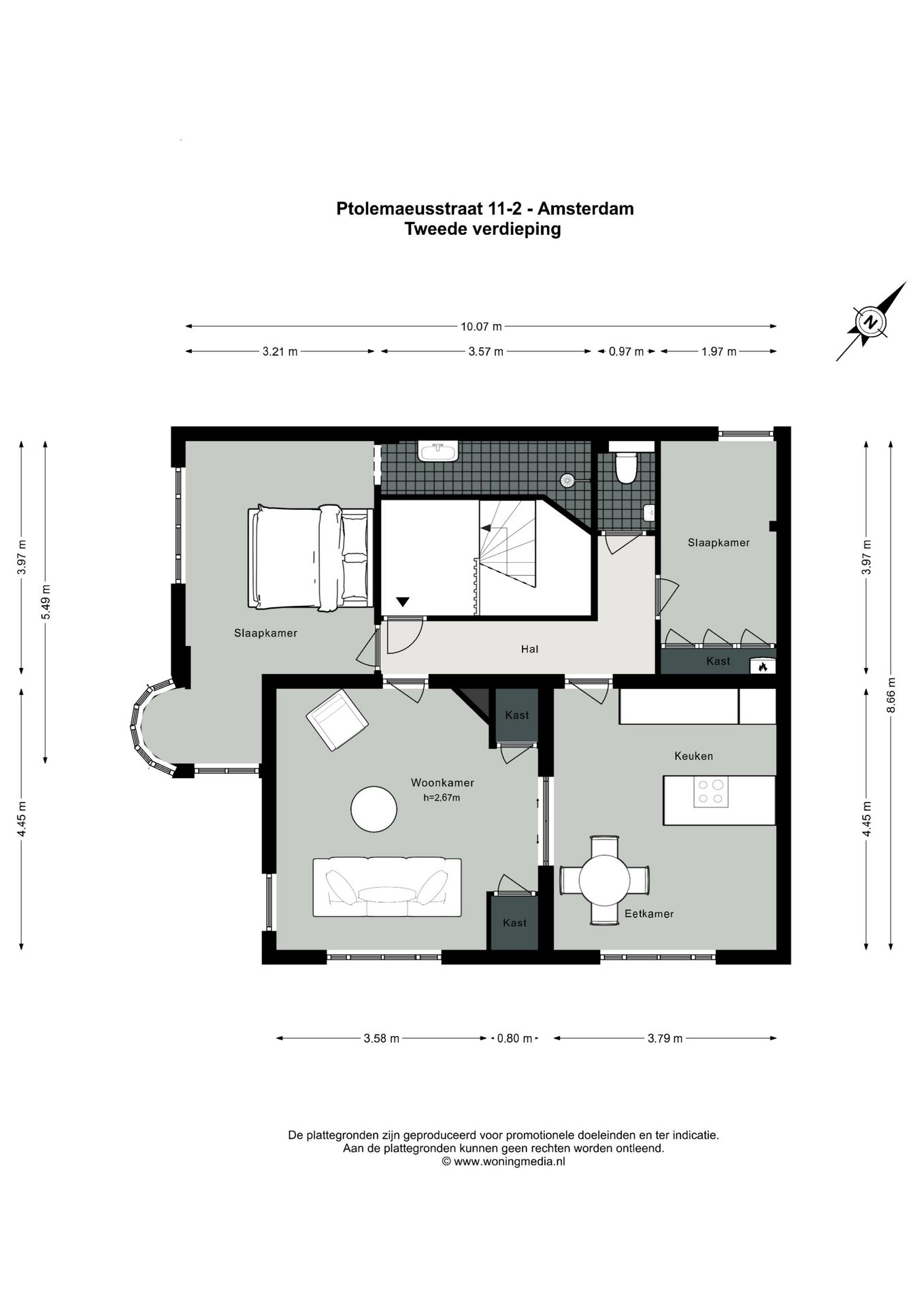 Foto 35 van Ptolemaeusstraat 11-2