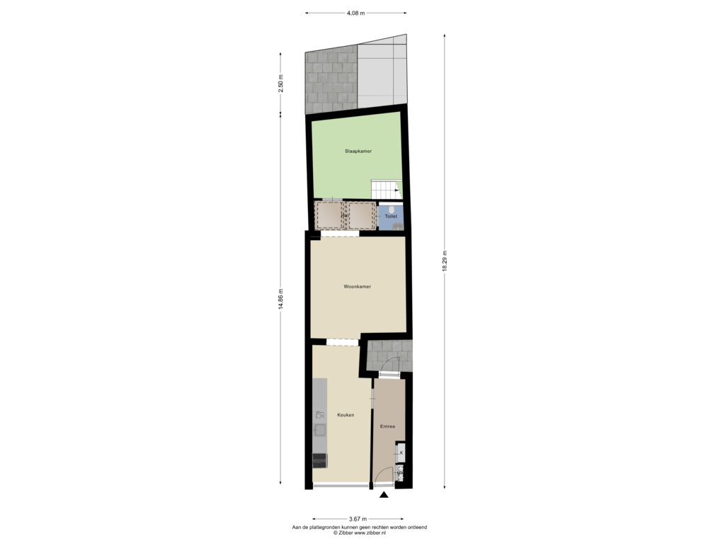 Bekijk plattegrond van Begane Grond-Tuin van Jansstraat 9