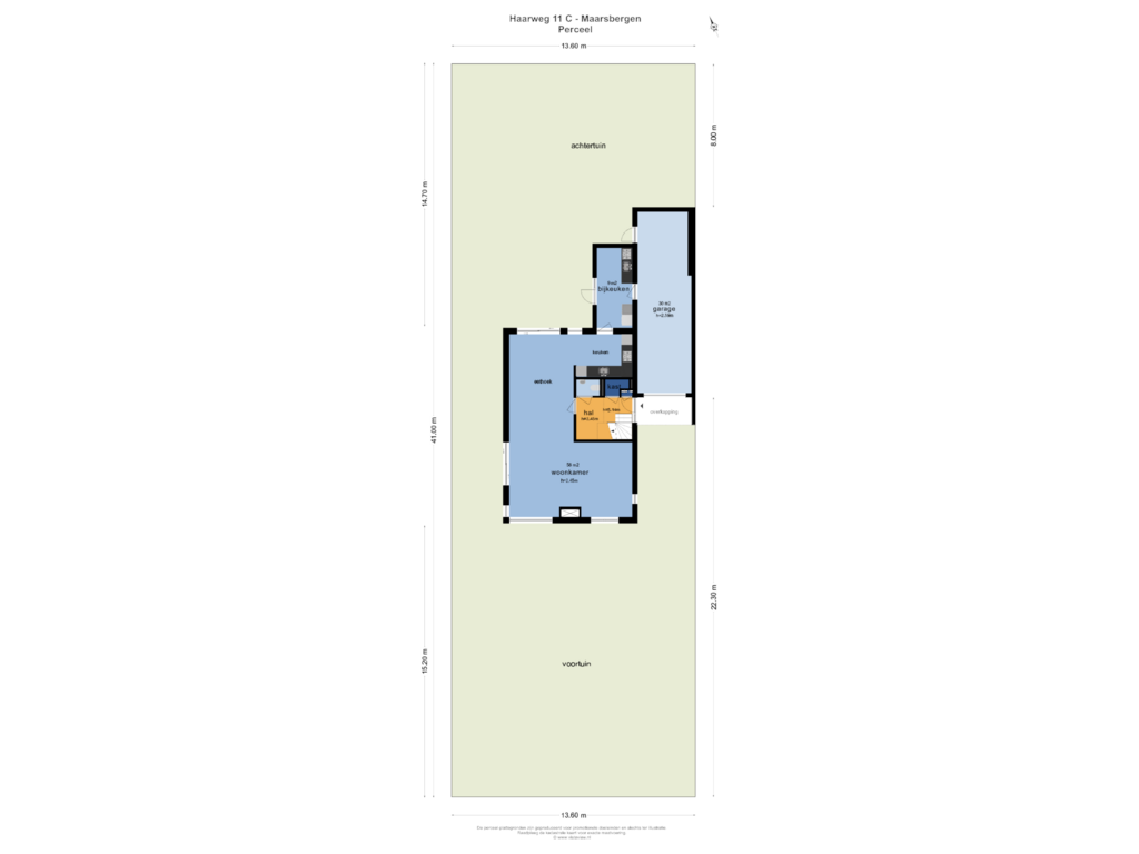 Bekijk plattegrond van Perceel van Haarweg 11-C