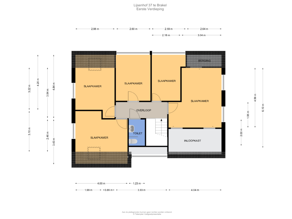 Bekijk plattegrond van Eerste Verdieping van Lijsenhof 37