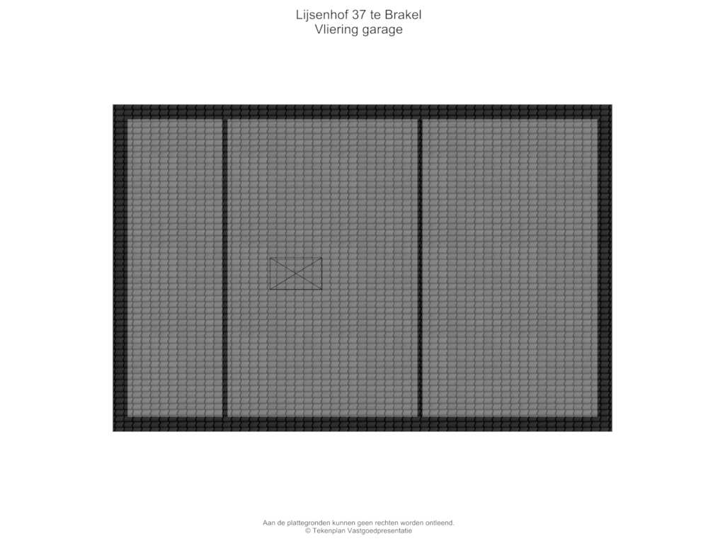 Bekijk plattegrond van Vliering garage van Lijsenhof 37