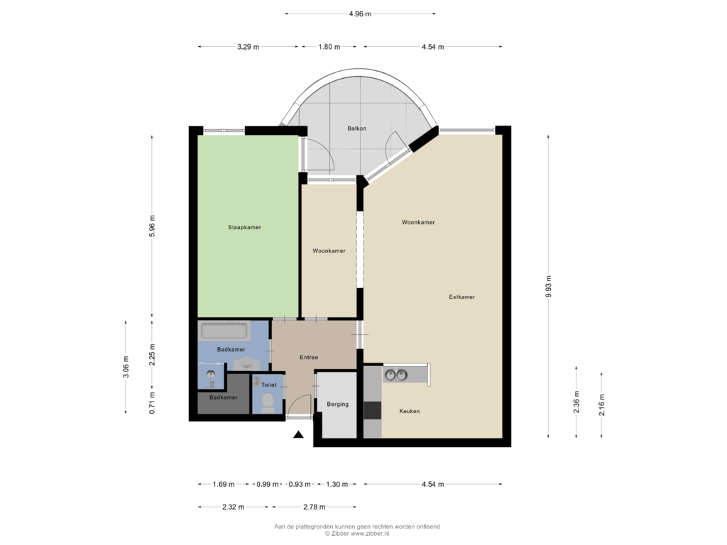 Bekijk plattegrond van Appartement van Putgraaf 215