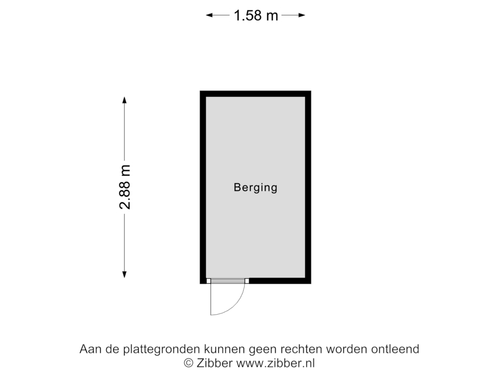 Bekijk plattegrond van Berging van Putgraaf 215