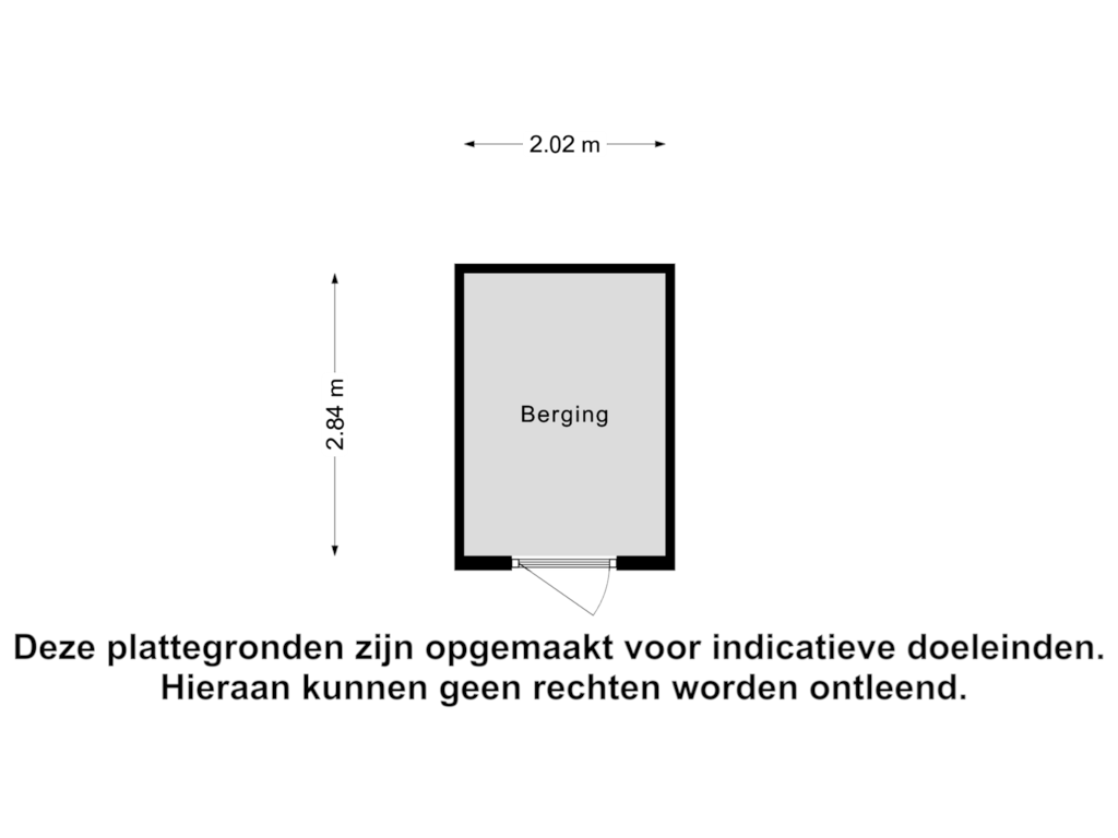 Bekijk plattegrond van Berging van Prunellalaan 1-C