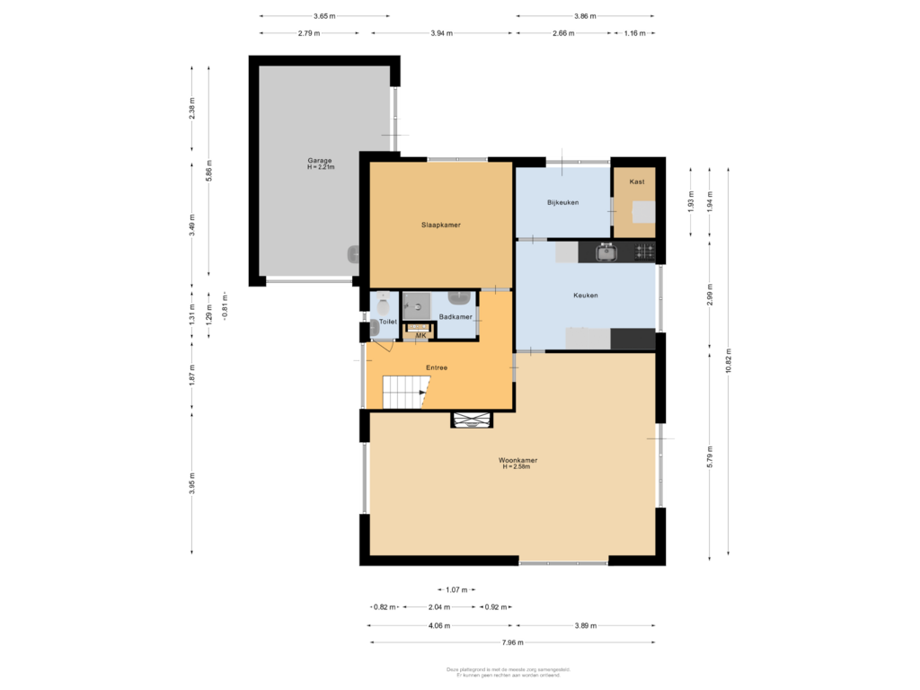 Bekijk plattegrond van Begane grond van Rustburg 54