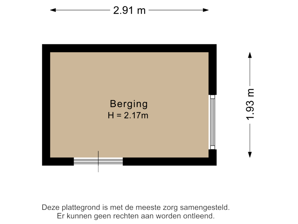 Bekijk plattegrond van Berging van Rustburg 54