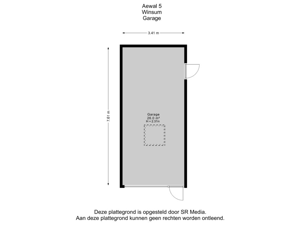 Bekijk plattegrond van Garage van Aewal 5