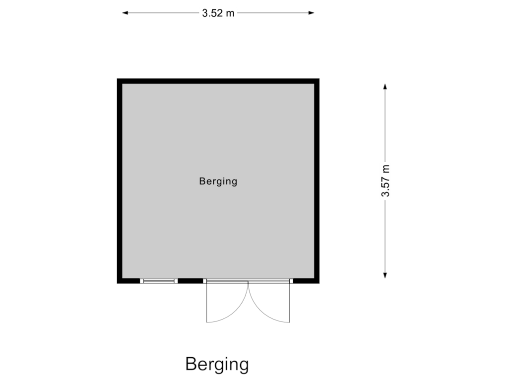 Bekijk plattegrond van Berging van Boezem 12