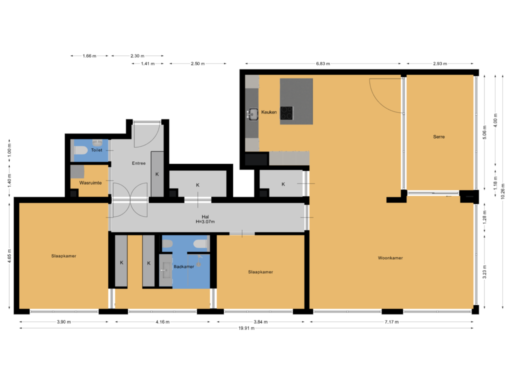 Bekijk plattegrond van Appartement van Pontsteiger 115