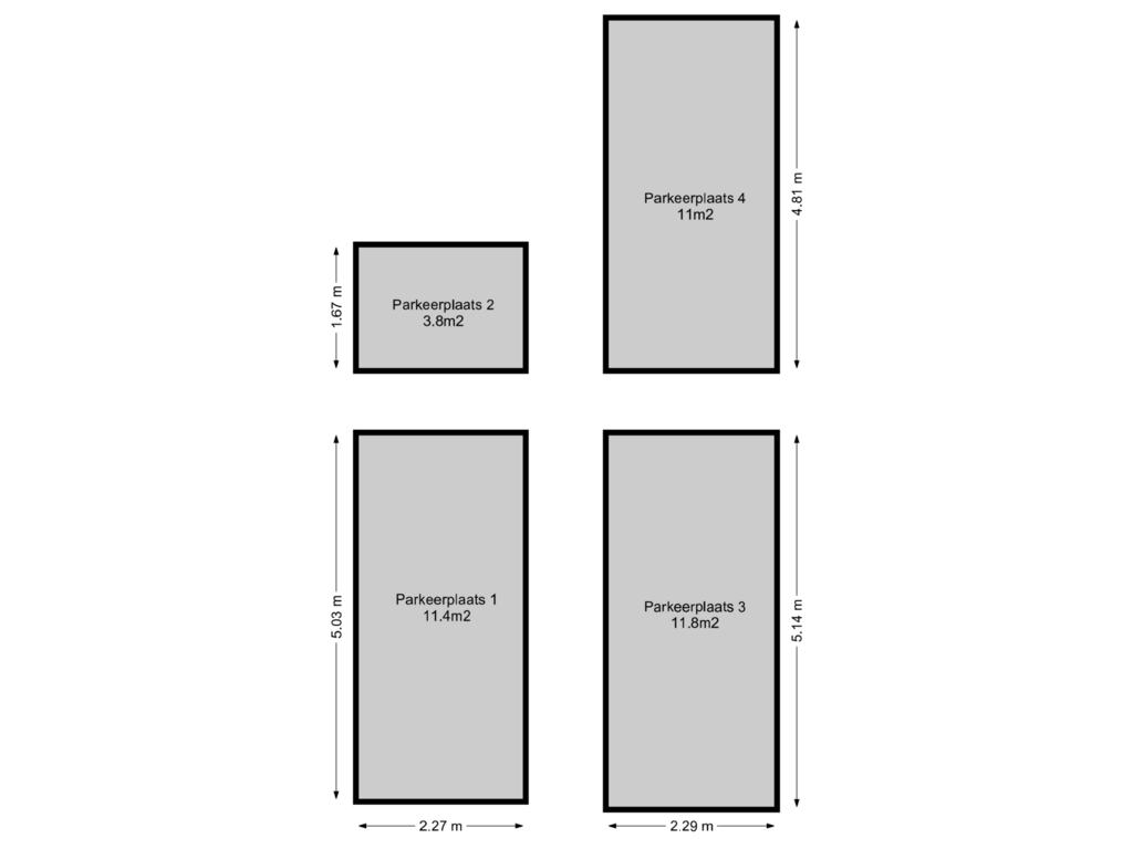 Bekijk plattegrond van Parkeerplaatsen van Pontsteiger 115