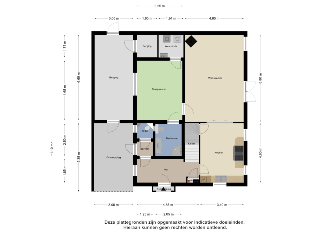 Bekijk plattegrond van Begane Grond van Schuinpad 6