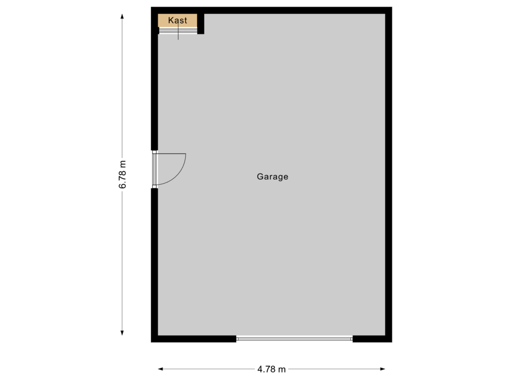 Bekijk plattegrond van Garage van Schurinkstraat 16