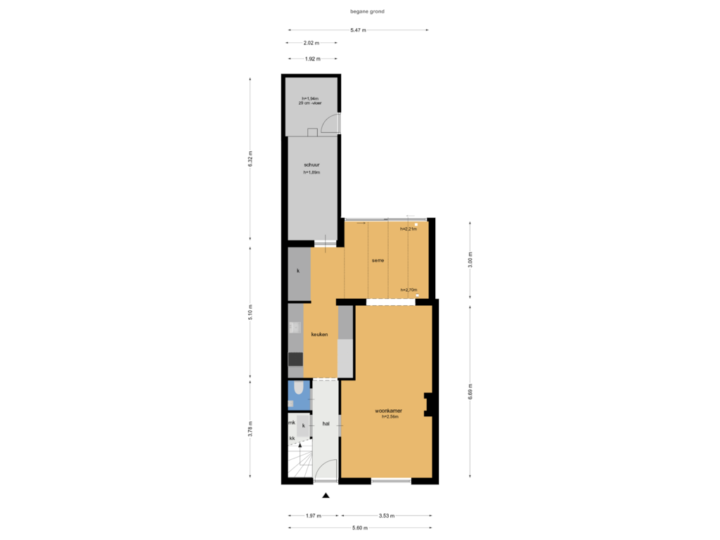 Bekijk plattegrond van bg van Vuntuslaan 33