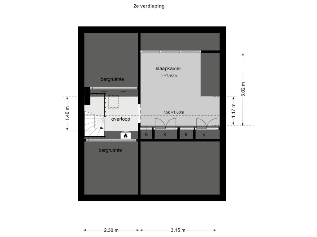 Bekijk plattegrond van 2e van Vuntuslaan 33