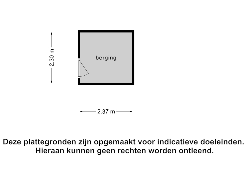 Bekijk plattegrond van Berging van Antwerpenstraat 584-A